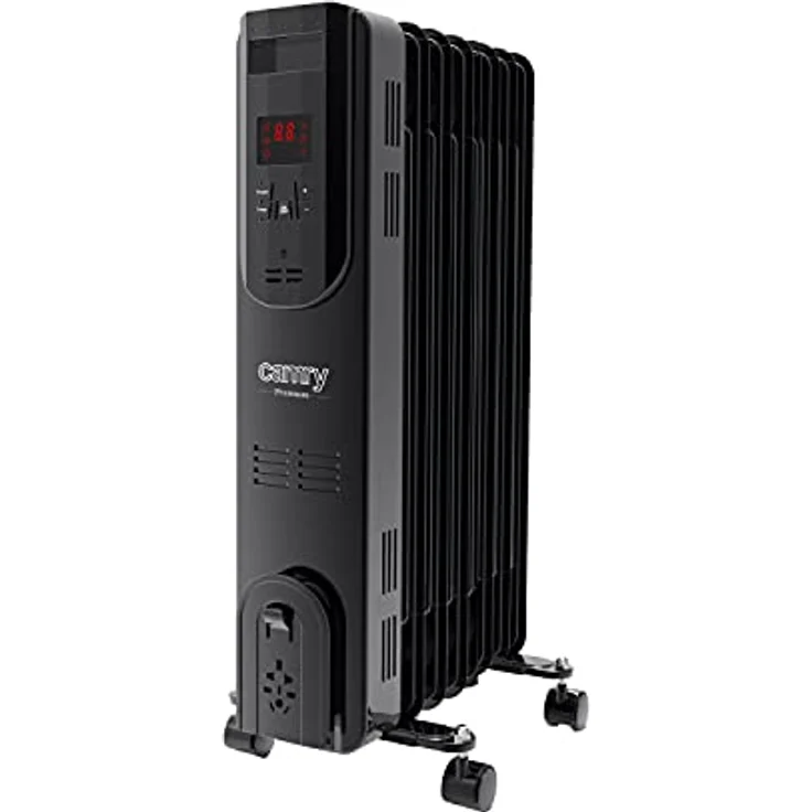 Camry CR 7812 1500w Ölradiator Schwarz mit LED-Display und Fernbedienung – Bild 4