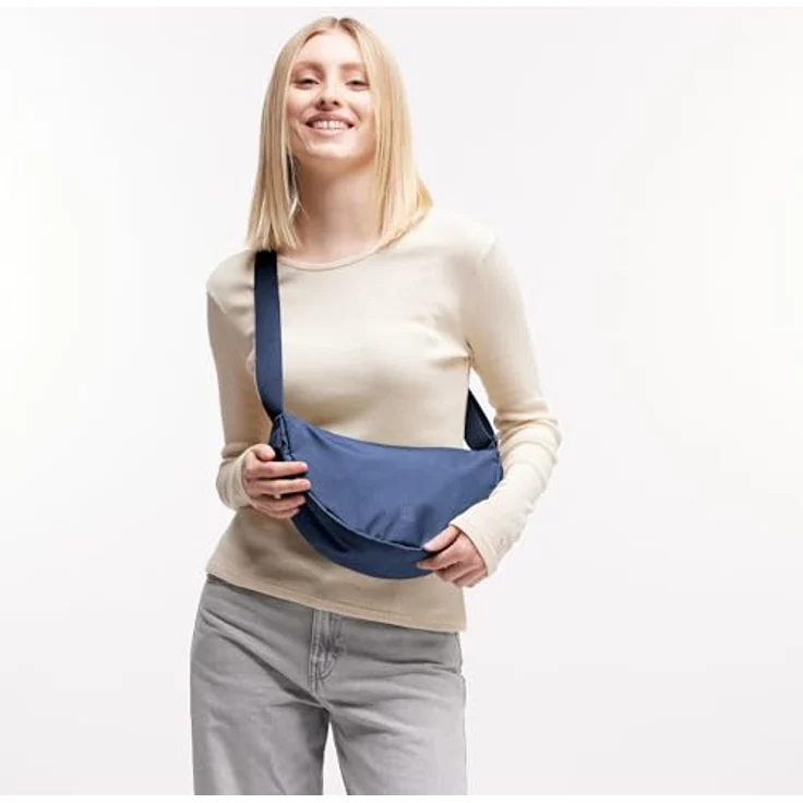 GOT BAG Moon Bag Umhängetasche, 32 cm, blau, 100% Polyester – Bild 4