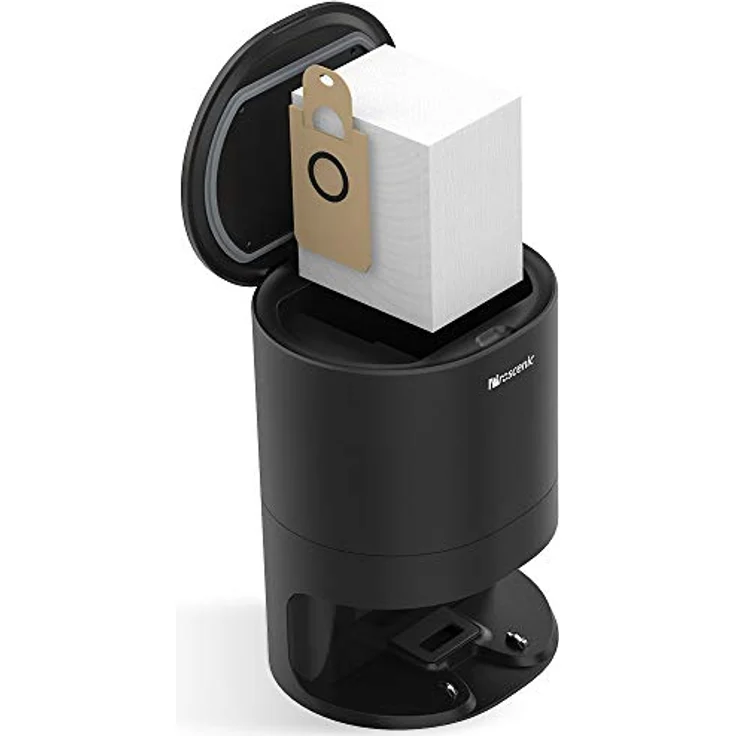 Proscenic automatische Absaugstation für M7 PRO, kompakte Staubentsorgungsstation in Schwarz mit sicherem Saugdruck und minimalen Wartungsanforderungen – Bild 6