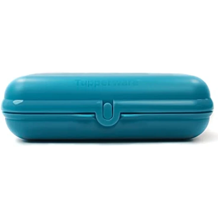 TUPPERWARE To Go Maxi-Twin dunkeltürkis Brotdose Behälter Dose Lunchbox Maxitwin - Preisvergleich – Bild 2