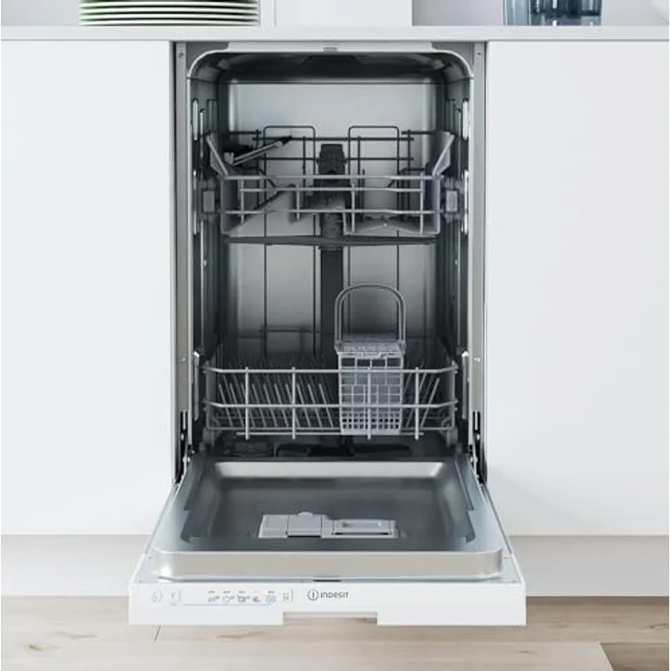 Indesit IN2IKE107, Voll integrierter Geschirrspüler für 10 Maßgedecke, leiser Betrieb mit 47 dB, Energieeffizienzklasse E – Bild 3