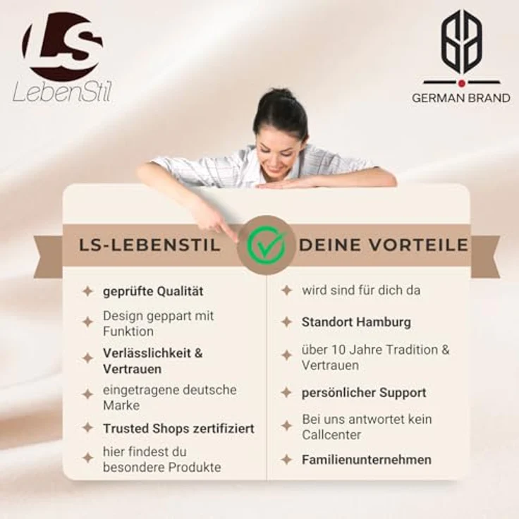 LS-LebenStil Salz-/Pfeffermühle Set iB Laursen, manuelle Holz-Gewürzmühle in Gelb, 21x5cm, stufenlos einstellbares Keramikmahlwerk für grobes Salz und schwarze Pfefferkörner, 2 Stück – Bild 2
