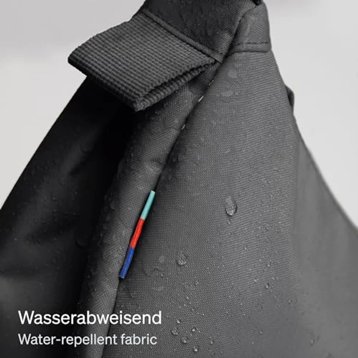 Got Bag Umhängetasche MOON BAG SMALL, Handliche Umhängetasche aus recycelten Materialien, blau – Bild 4