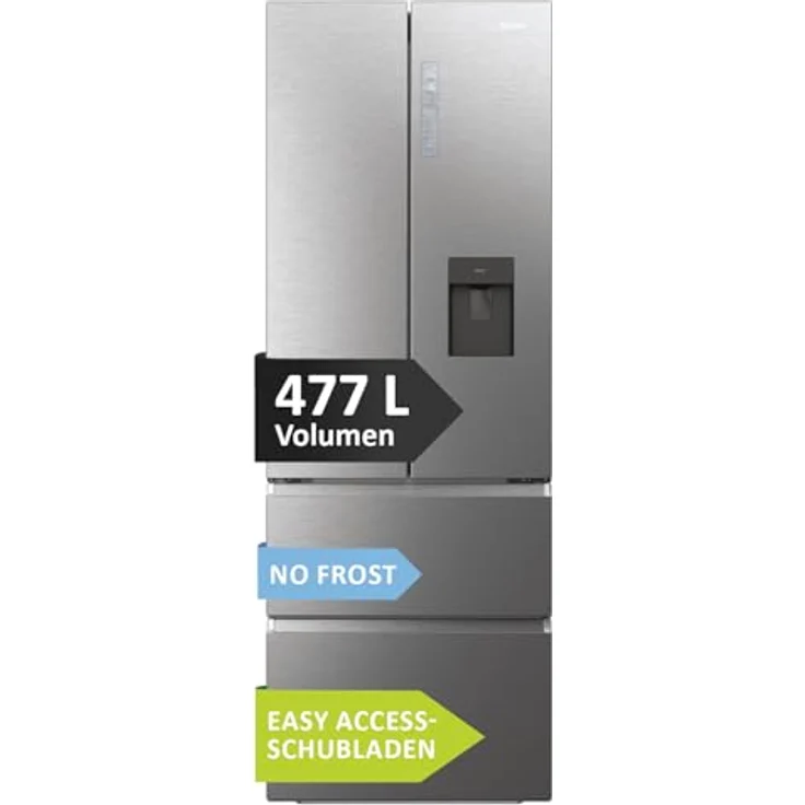 Haier HFR7720DWMP French-Door-Kühlschrank, freistehend, edelstahl, Energieklasse D – Bild 2