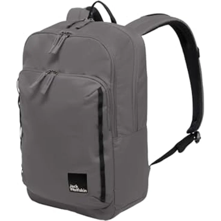 Jack Wolfskin Rucksack Terracade, Freizeitrucksack mit 24 Liter Volumen, gepolstertem Laptopfach und strapazierfähigem CROSSRIP 300D RE, slate – Bild 1
