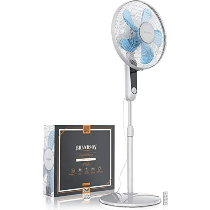 Brandson Standventilator Silent mit Fernbedienung und Display - mobiler Lüfter - Oszillation 80° - – Bild 9