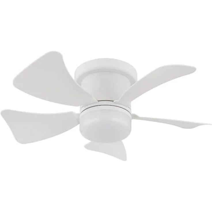 GLOBO Deckenventilator mit LED-Beleuchtung, Fernbedienung, Timer & CCT-Funktion, 10W 750lm, warmweiß-kaltweiß, weiß, D 40,6 cm – Bild 5