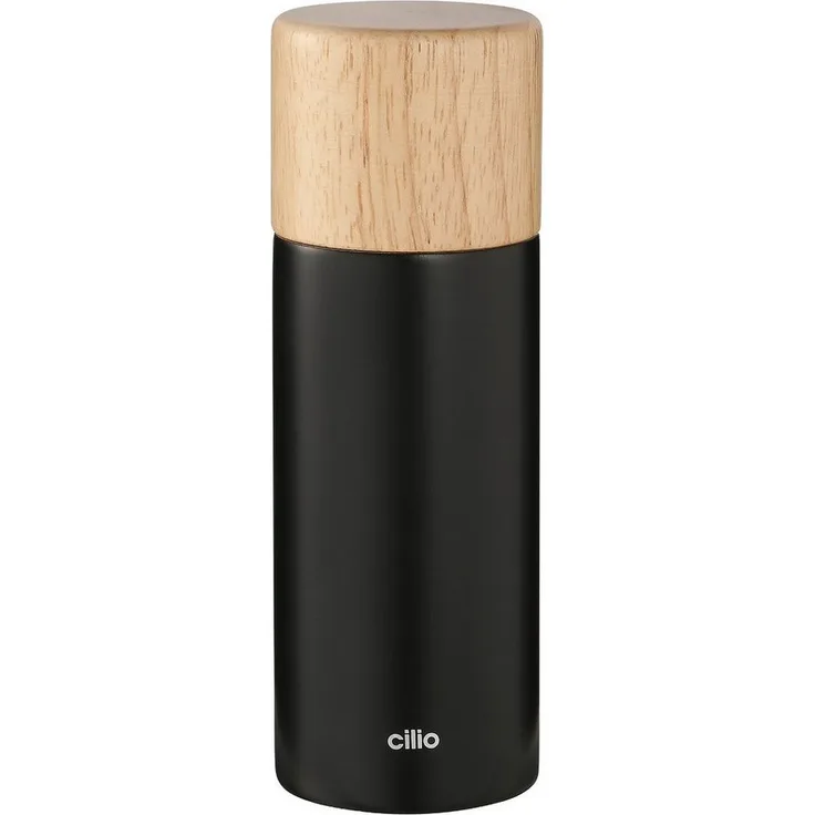 Cilio Pfeffermühle Calabria Manuell, Gewürzmühle mit Keramikmahlwerk, schwarz - Preisvergleich