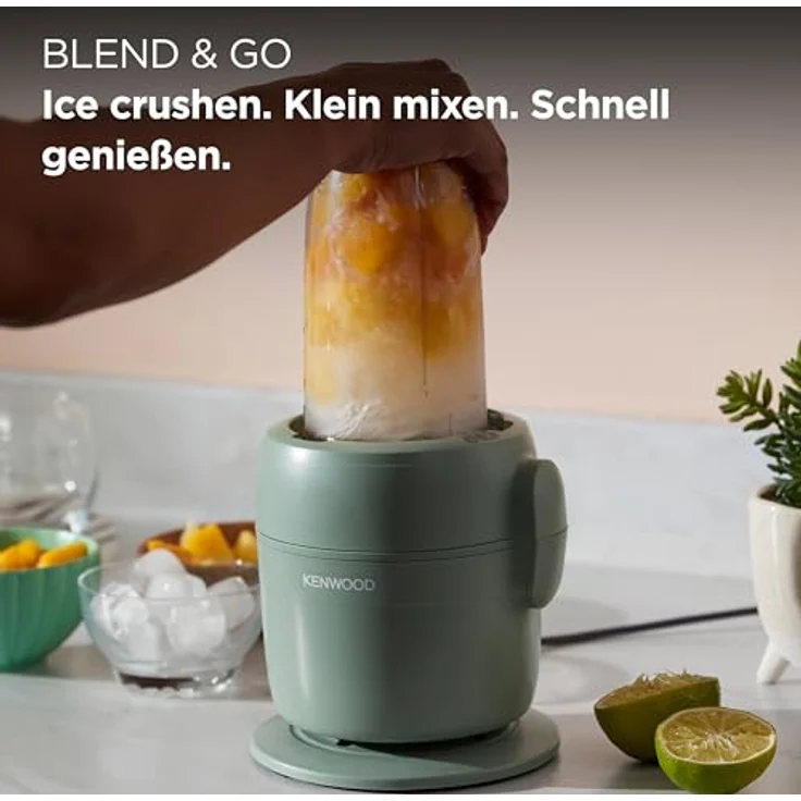 KENWOOD FDP23.380GR Multipro Go Küchenmaschine, 900W, 1,3 l Behälter, Grün, für Smoothies, Schneiden, Reiben, Pürieren und Teig Kneten – Bild 2