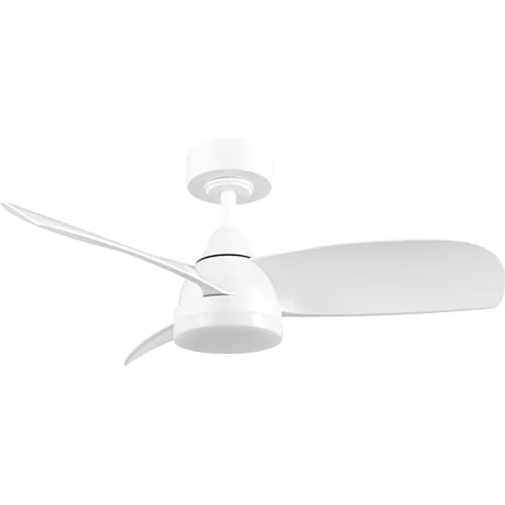 RL LIVE YOUR LIGHT LED Deckenventilator mit Beleuchtung Helsinki R62732131, Kunststoff Weiß matt, 6 Geschwindigkeiten, Sommer- und Winterbetrieb, Fernbedienung, Dimmer, Timer, Nachtlicht – Bild 1