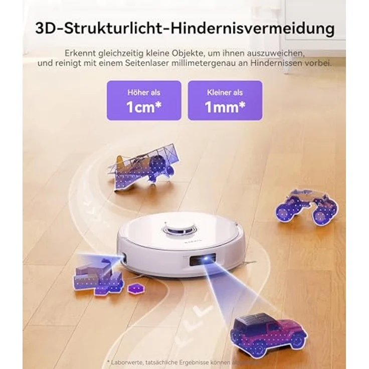 NARWAL Freo X Ultra Saugroboter mit Wischfunktion, Wischroboter Selbstreinigend mit 8.200 Pa Saugkraft, All-in-One-Station, Verwicklungsfrei, DirtSense, 3D-Strukturlicht, Staubaufbewahrung – Bild 6