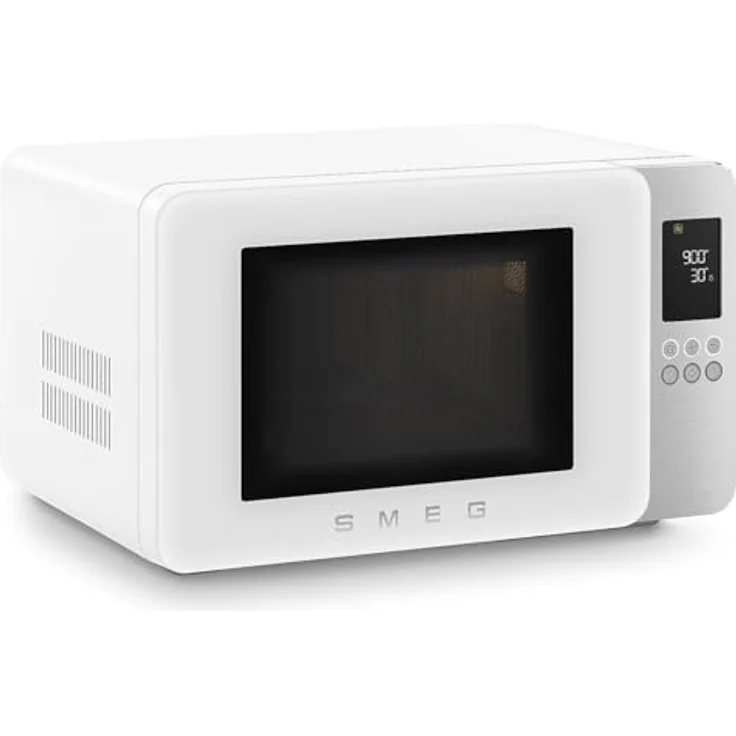 Smeg MOC01WHMEU Kombi-Mikrowelle mit Grill, Edelstahl-Garraum, 4 Funktionen und Inverter-Technologie – Bild 3