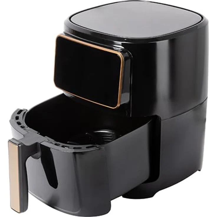 Bergner COPPERLY Heißluftfritteuse 1800W 6.9L, PFAS-frei mit 8 Kochprogrammen, Keramikbeschichtung, Temperaturregelung 80-200°C, Timer bis 30 min, modernes Kupferdesign, ölfreies Braten – Bild 2