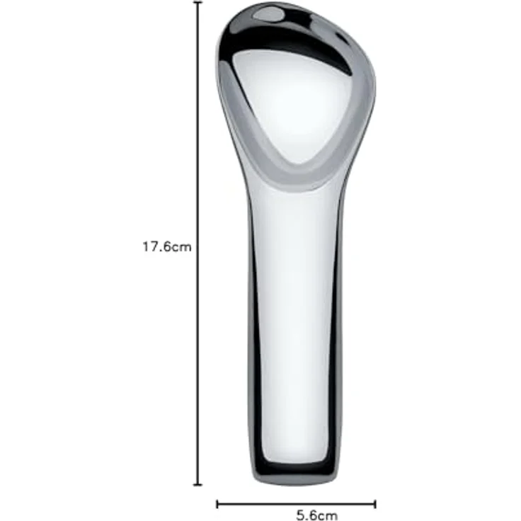 Alessi Eisspachtel, Edelstahl, silber, 17,6 x 5,6 x 3 cm – Bild 7