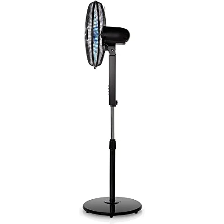 Orbegozo SF 0244, Standventilator mit Fernbedienung, leise, 5 Blätter, Timer bis 7,5 Stunden, 3 Stufen, schwarz – Bild 3
