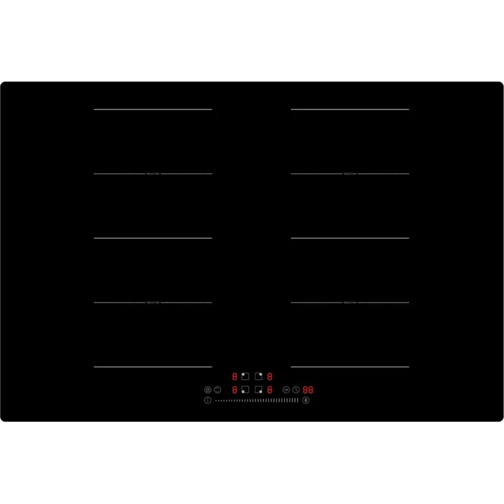 PKM Induktions-Kochfeld IN77-2FZS, mit integrierter Dunstabzugshaube – Bild 1