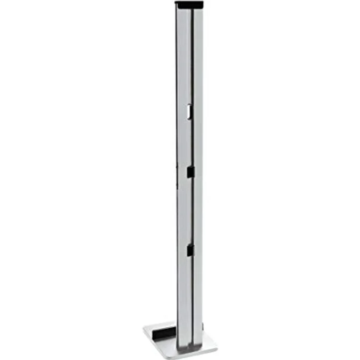 Xavax Universal Staubsauger-Ständer mit Zubehör-Halterung (Standfuß Organizer für Akkustaubsauger, Akkusauger Boden-Ständer passend für Dyson, Bosch, AEG, Philips, Rowenta, bohrfreie Montage) silber – Bild 3