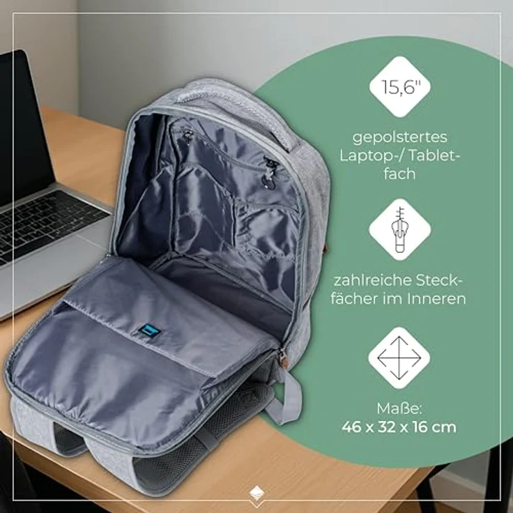 travelite Basics Safety Rucksack, 46 cm – Bild 6