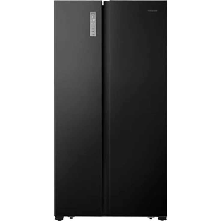 Hisense RS677N4BFD Side-by-Side-Kühlschrank, freistehend, schwarz, Energieklasse D – Bild 2
