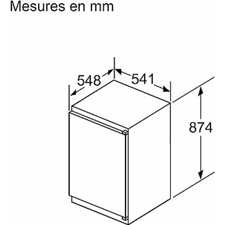 Bosch KIL22NSE0 Serie 2 Kühlschrank, Einbau, Höhe 88 cm, Energieklasse E – Bild 7