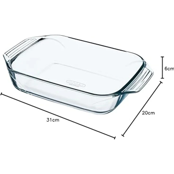 Pyrex 407000 Bräter-Auflaufform, rechteckig, 31 x 20 cm – Bild 3