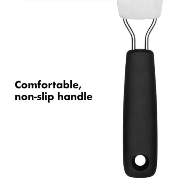 OXO Good Grips kleiner Fischwender 30 cm, spülmaschinenfester Edelstahl-Pfannenwender für Fisch, Pfannkuchen und Grillgerichte – Bild 5