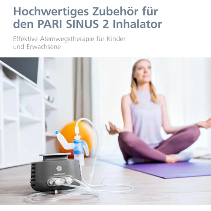 PARI SINUS 2 Year Pack – Set zum Austauschen für Ihr Inhalationsgerät – LC SPRINT SINUS Vernebler Nasenstöpsel, Schlauchsystem und Filter – Bild 2