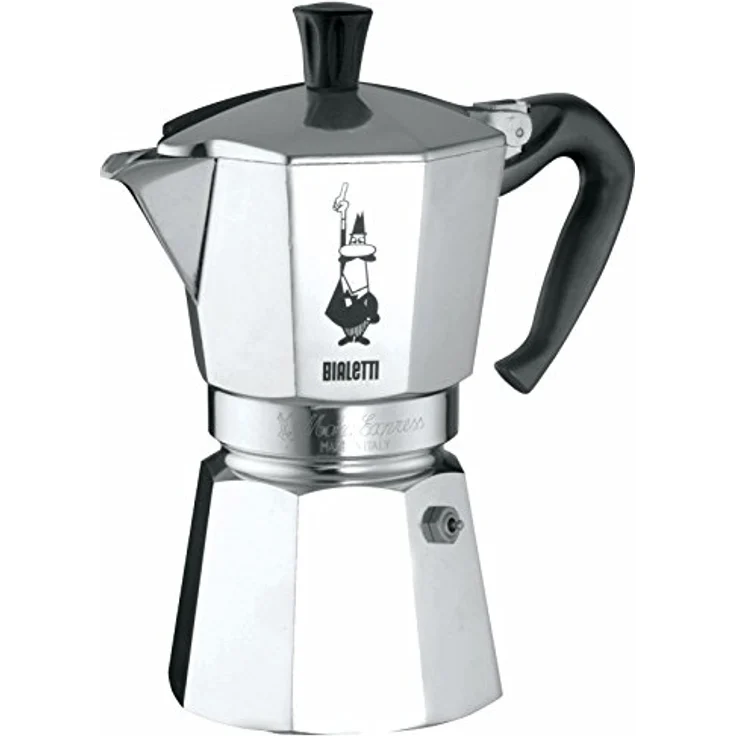 Bialetti Moka Express Espressokocher, Aluminium, Silber, 9 Tassen  – Bild 2