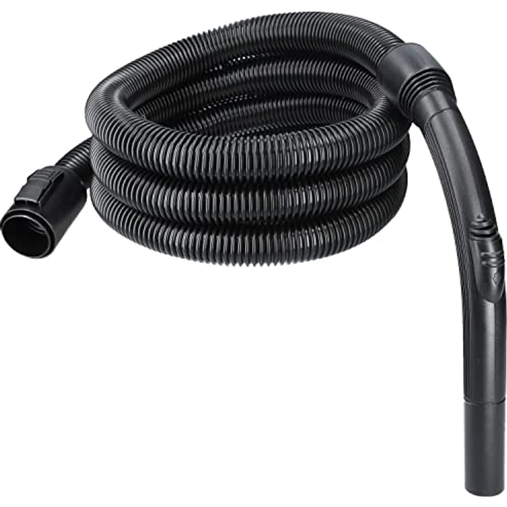 McFilter Saugschlauch für Kärcher Staubsauger, 2m Schwarz, inkl. Handgriff für Nass/Trockensauger - Preisvergleich – Bild 1