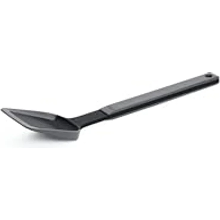 Woll Cook-It, Pfannenschaufel mit flexibler Silikonlippe, 6 cm breit, 32 cm lang, grau, hitzebeständig bis 220°, spülmaschinenfest – Bild 1