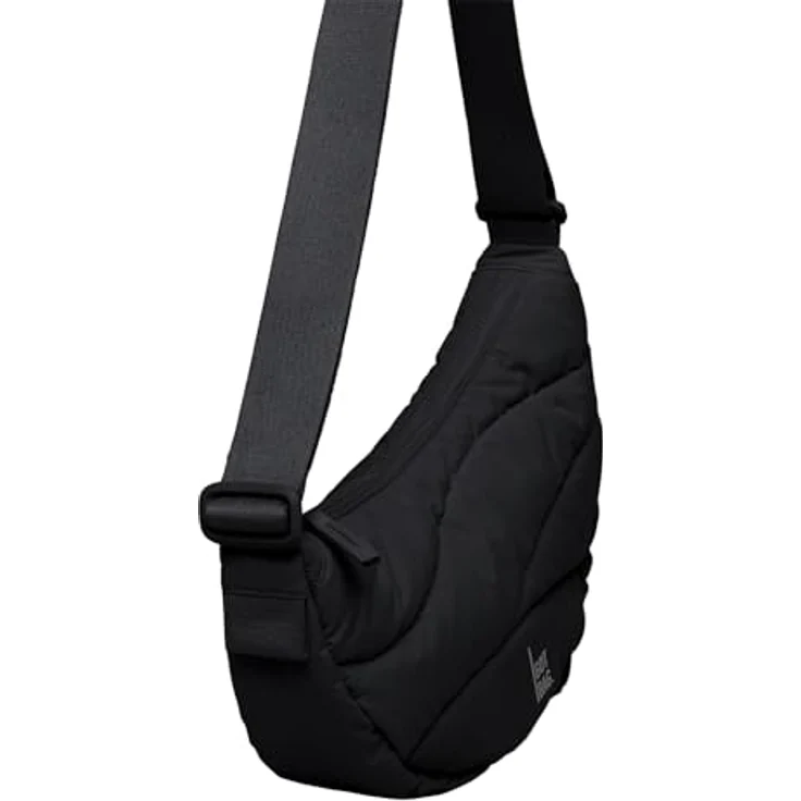 Got Bag Moon Bag wavy puffer Gürteltasche, 32 cm, schwarz, 100% Nylon – Bild 8