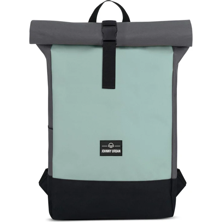 Johnny Urban Cityrucksack RYAN, Rolltop Damen Herren, Laptopfach, Reiserucksack, Wasserabweisend, Mehrfarbig – Bild 1
