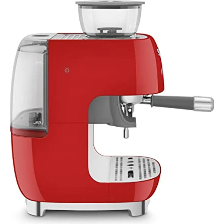 Smeg EGF03RDEU Espressomaschine, Kaffeevollautomat 50s Style, rot – Bild 3