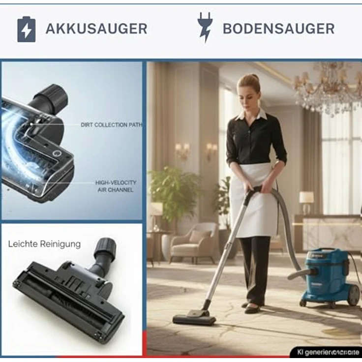 Maxorado Turbodüse mit rotierenden Bürsten, kompatibel mit Thomas Aqua+ Pet & Family Waschsauger, für effektive Entfernung von Tierhaaren und Schmutz, Universal für 30-37 mm Rundrohre – Bild 4