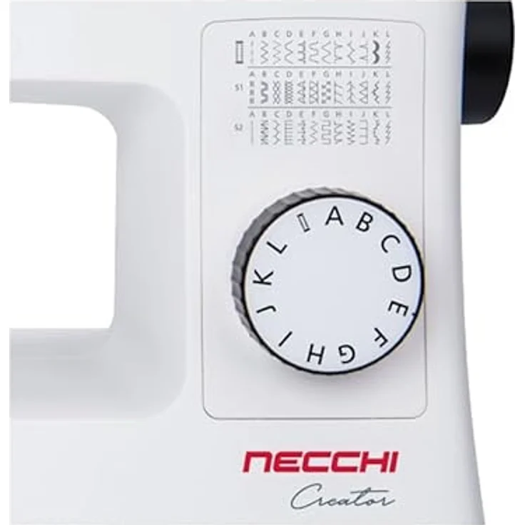 Necchi Nähmaschine Necchi C35 Creator, 35 Nähprogramme, automatisches Knopflochnähen, in robustem Metallrahmen, LED-Beleuchtung – Bild 3