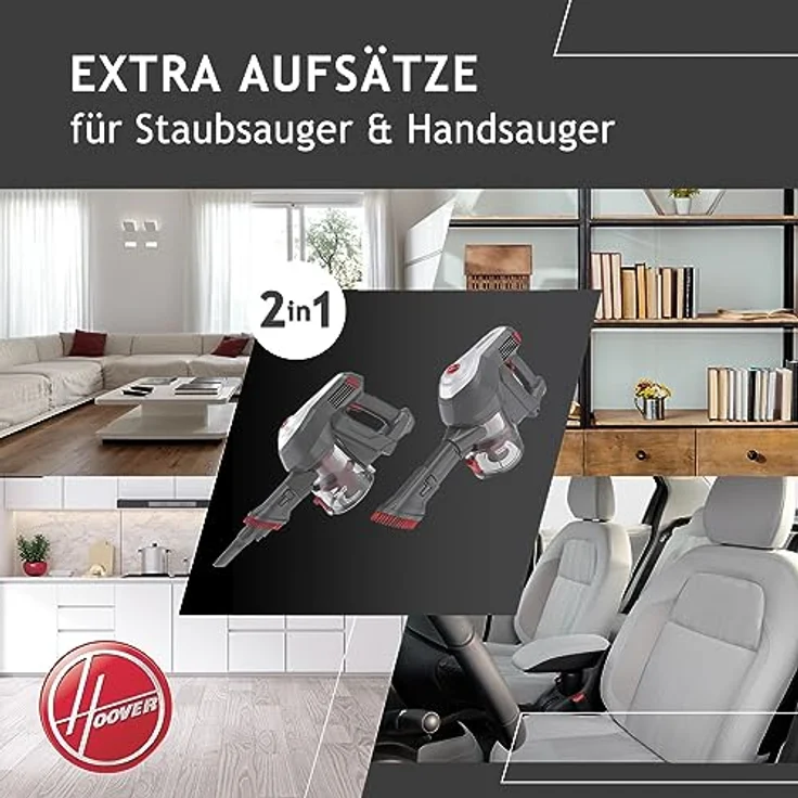 HOOVER HF122GPT 011 Handstaubsauger H-FREE 100 Pets mit Zubehör an Bord und Miniturbo-Düse ideal für Haustierbesitzer, 22 V Li-Ion-Akku – Bild 4
