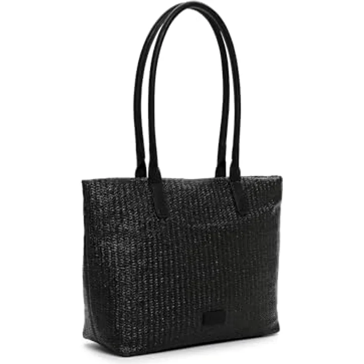 EMILY & NOAH Shopper E&N Bayonne RUE 09, Damen Tasche in mehrfarbiger Flechtoptik mit Reißverschluss und flexiblem Tragegriff – Bild 7