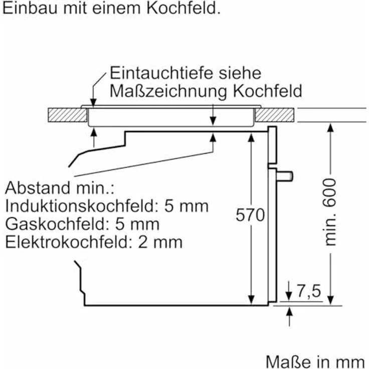 Neff Backofen-Set B1CCC0AK3 + T18SDH9L0, Einbau-Backofen mit CircoTherm®, 71 l Volumen, Elektrokochfeld mit TouchControl, Schwarz – Bild 6
