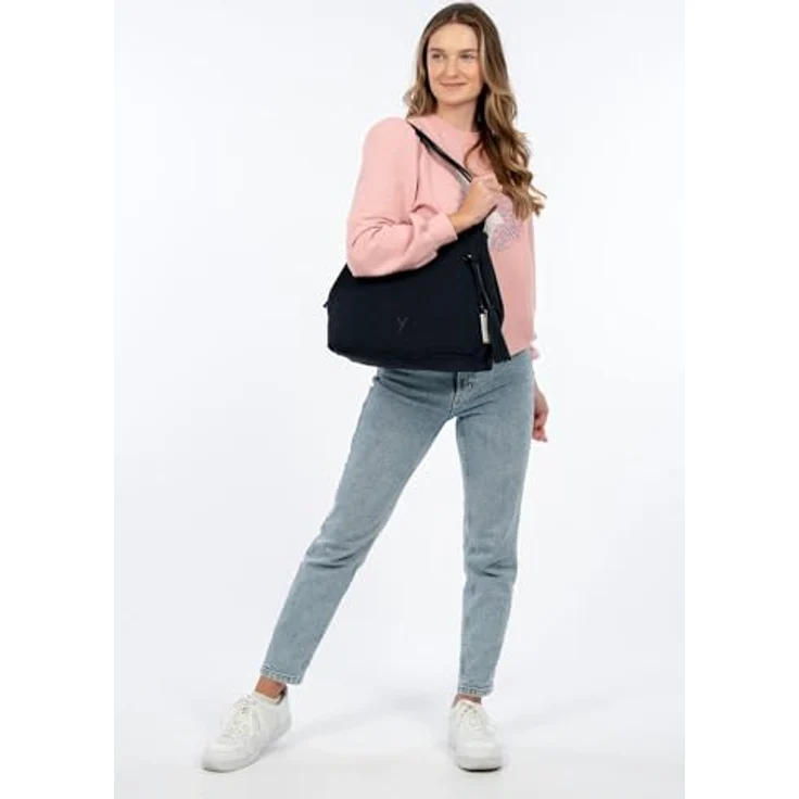 SURI FREY Shopper SFY Romy, Veganer Damen-Shopper aus Feinsynthetik, Lasercut-Optik, Uni-Design – Bild 3