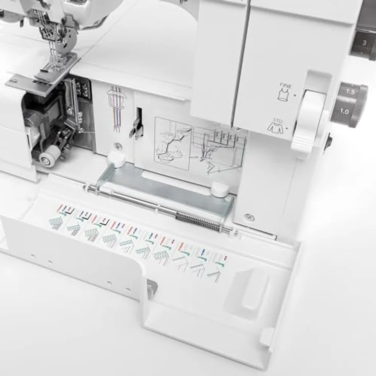 JANOME Cover Pro 3000 Professional Nähmaschine, weiß – Bild 2