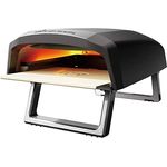 MasterPRO Napoli | Pizzaofen | Tragbarer Gasofen mit Schnellbackfunktion bis zu 500ºC | Pizzen in 60 Sekunden Fertig | Mit Tragetasche und Steinblech