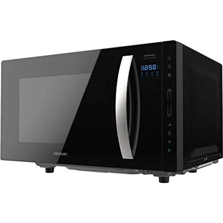 Cecotec GrandHeat 2300 Flatbed Touch Mikrowelle, Standgerät, schwarz, 800 Watt, 23 Liter Garraum, Keramik-Emaille, 8 Automatik-Programme, ohne Drehteller, V1705095 – Bild 2