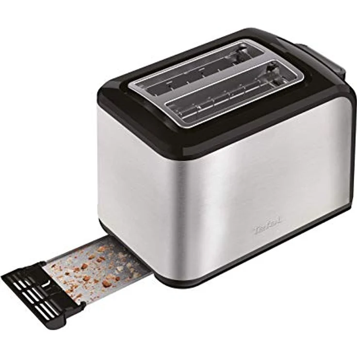 Tefal Express TT410D 2-Scheiben-Toaster, Schwarz, Edelstahl, 2 Scheiben, 850 W, 160 mm – Bild 4