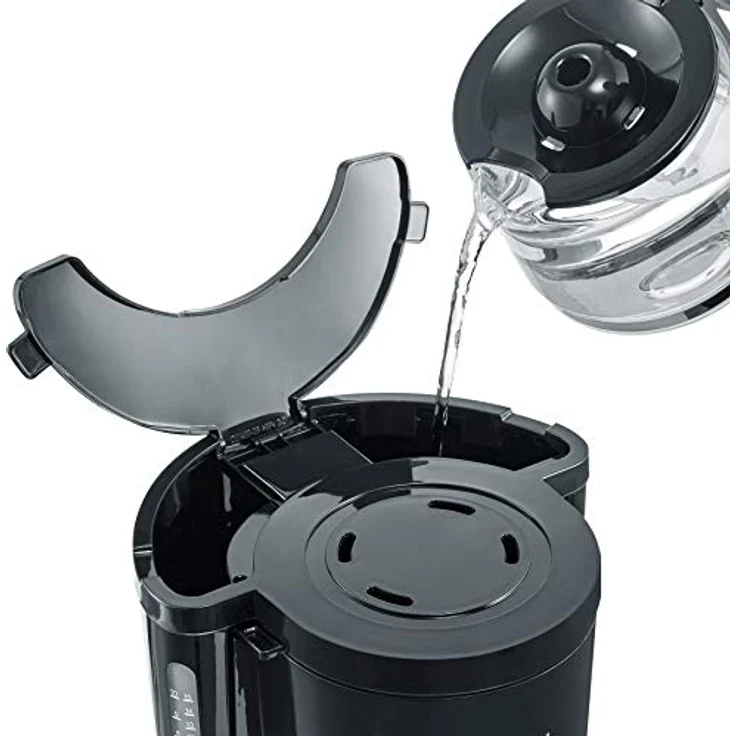 SEVERIN KA 4815 Type Kaffeemaschine (Für gemahlenen Filterkaffee, 10 Tassen, Inkl. Glaskanne) schwarz – Bild 6