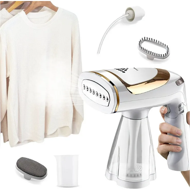 Comfy Mate Reise-Dampfbügeleisen Steamer, 1600W Handheld Dampfglätter mit 250ml Wassertank, klappbar und ultraportal für Reisen