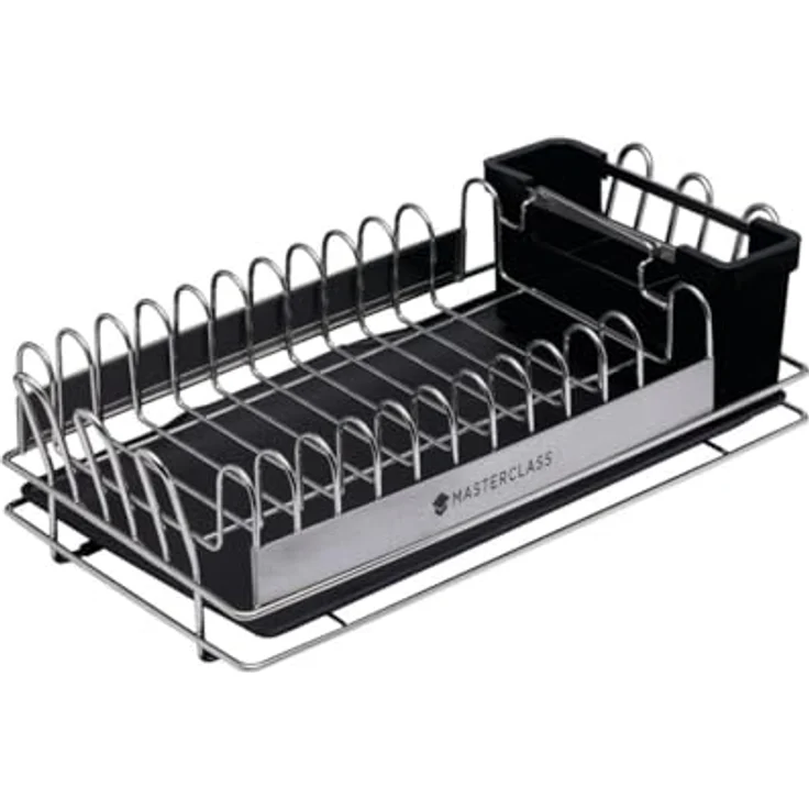 KitchenCraft MCDISHCOMP, MasterClass, kleines Abtropfgestell, Edelstahl, 41 x 22 x 13 cm – Bild 8