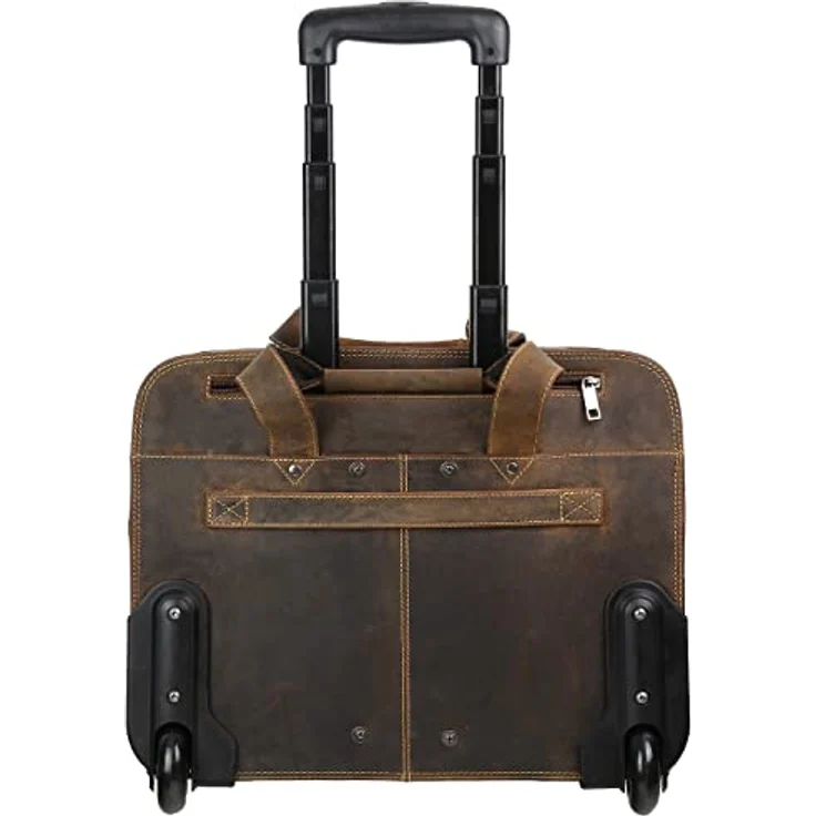 Greenburry Pilotenkoffer Vintage 1549, Handgepäck, Braun, 20 l, für Notebooks – Bild 7