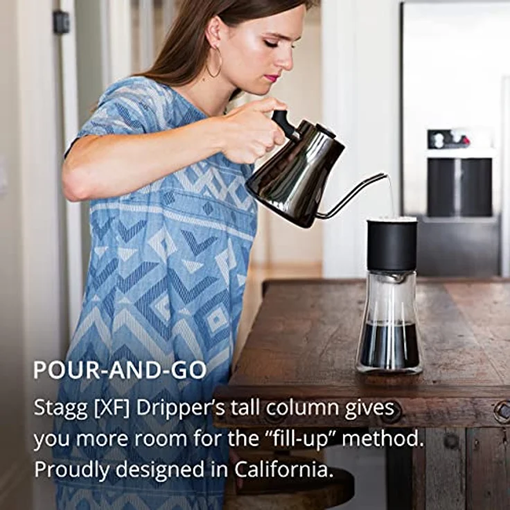 FELLOW Stagg [XF] Pour-Over-Set Kaffeefilter mit Glaskaraffe 600 ml – Bild 3