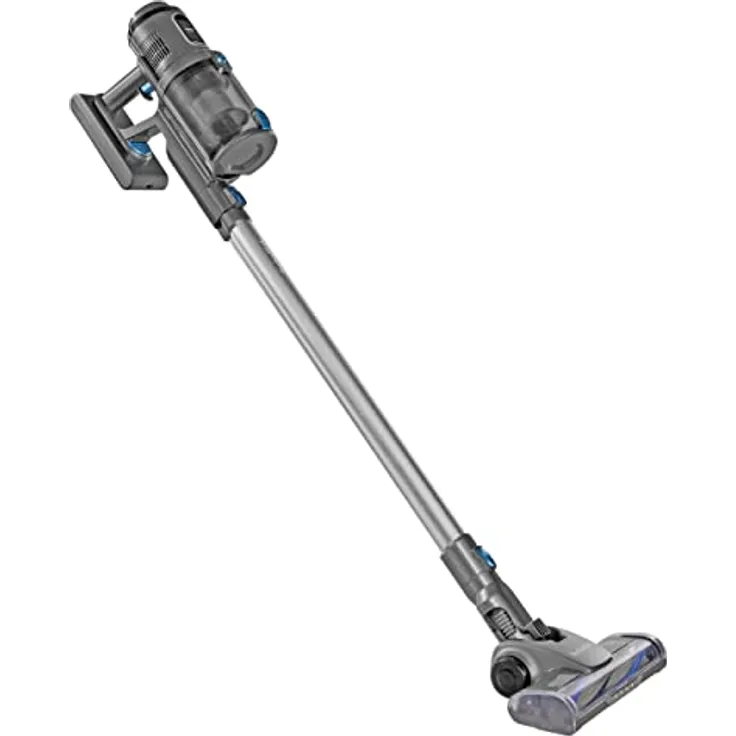 TechniSat VIOLA VC6 – kabelloser Staubsauger (Akku, bis zu 60 min, Saugleistung 25000Pa, Bürstenloser Motor, HEPA 13 Filter, für Auto, Sofa, Fliesen, Echtholz, Vinyl, Teppich, Beutellos, 2,2 Kg)