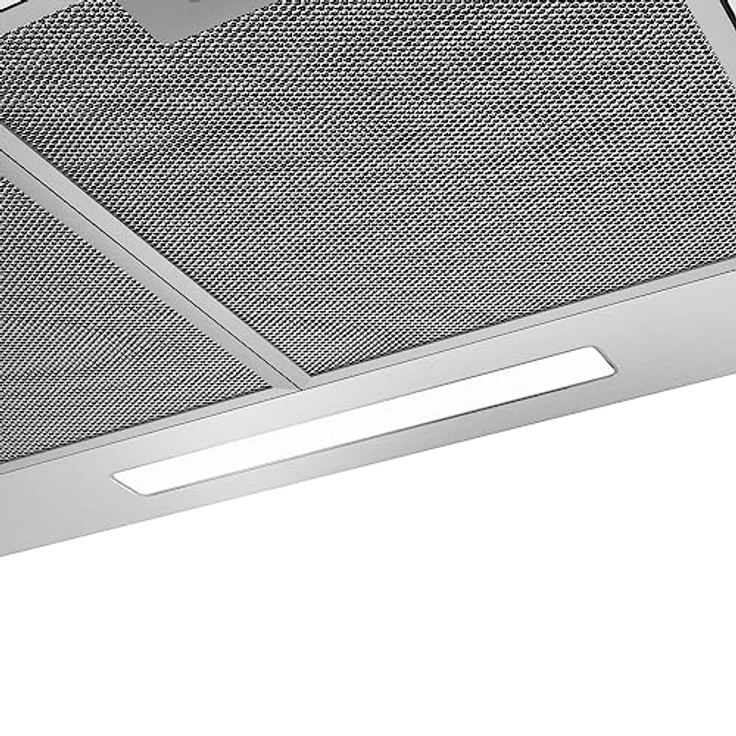 CIARRA Dunstabzugshaube 60cm Umluft Abluft Pyramide Abzugshaube aus Silber Edelstahl,CAS6201A – Bild 4